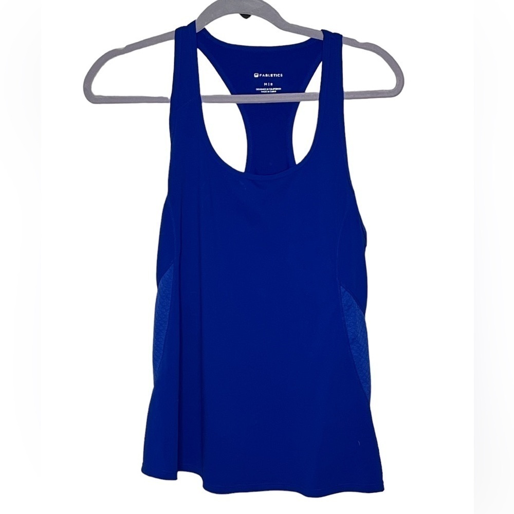 Fabletics Blue Tank Top Sz Med